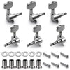 Chrome Guitar String Tuning Pegs Tuners  6 PCS