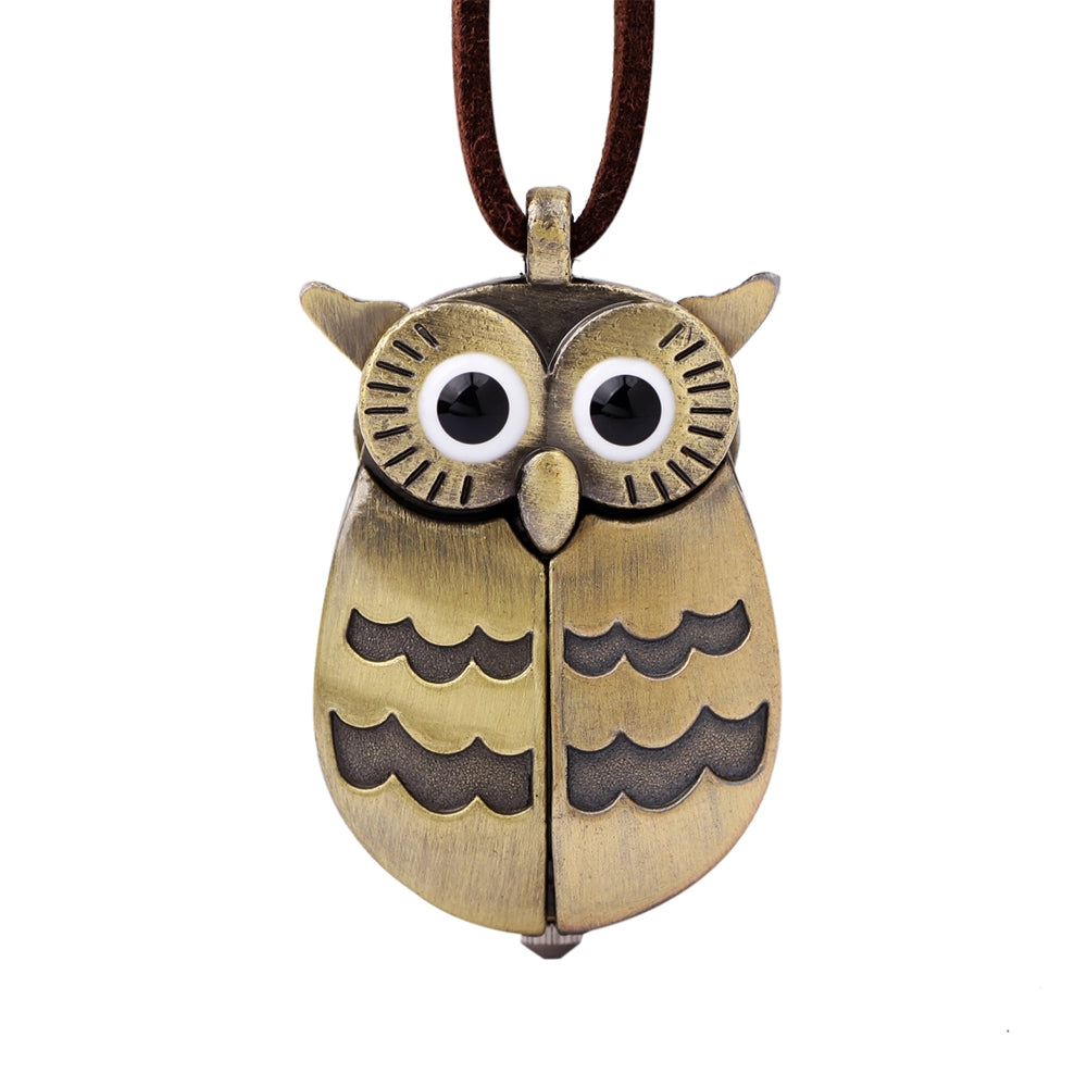 Cute Owl Pocket Watch