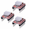 A4988 Stepper Motor Driver Module + Heat Sink for 3d Printer Reprap (3 Pcs)