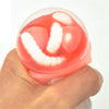 Relief Vent Squeeze Toy Spoofing Scary Disgusting People Maggots Alien Skull Prank Tricky