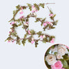230CM 51HEADS Flower High Fidelity Rose Flower Rattan Home Decoration