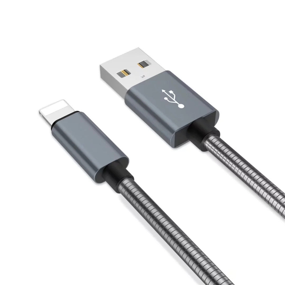 1M All Metal Fast Charging Data Sync Charger Cable for iPhone