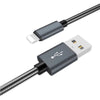 1M All Metal Fast Charging Data Sync Charger Cable for iPhone