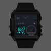 Luxury Brand Men Analog Digital Leather Sports Watches Men'S Army Military Watch Man Quartz Clock Relogio Masculino