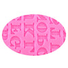 Letters Frosting Silicone Dry Pace Mold