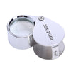 30 Times Magnifying Glass 30X21MM Metal Folding Precision Glasses Jewelry Antique Identification Watch Repair Tools