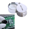30 Times Magnifying Glass 30X21MM Metal Folding Precision Glasses Jewelry Antique Identification Watch Repair Tools