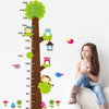 Owl Monkeys Measure Your Height Removable PVC Wall Sticker