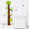 Owl Monkeys Measure Your Height Removable PVC Wall Sticker