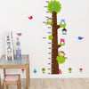 Owl Monkeys Measure Your Height Removable PVC Wall Sticker