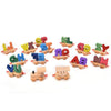 Wooden Train Figure Model Toy with Alphabetical Number