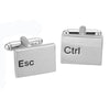 Brass Plated Computer Keyboard Keys for Men Cufflinks