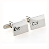 Brass Plated Computer Keyboard Keys for Men Cufflinks