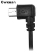 Cwxuan Right Angle Mini USB Data Charging Spring Cable - 100cm