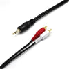 1.5M Audio Cable 3.5MM Jack on RCA Jack to AUX Connector