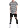 Men's Striped Short Sleeved T-Shirt