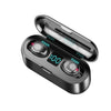 New 5.0 Wireless Bluetooth Headset LED2000mAh Digital Display with Microphone