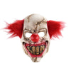 YEDUO Horror Holloween Latex Clown Mask Adult with Red Hair Killer Party