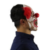 YEDUO Horror Holloween Latex Clown Mask Adult with Red Hair Killer Party