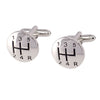 Electroplating Automobile Gear Pattern Cufflinks for Men