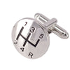 Electroplating Automobile Gear Pattern Cufflinks for Men