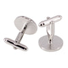 Electroplating Automobile Gear Pattern Cufflinks for Men