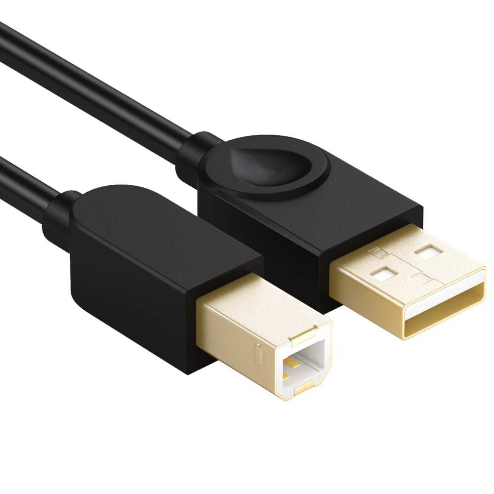 USB Printer Cable Type B Male to A Male