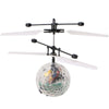 Remote Control LED Crystal Ball Induction Flying Helicopter