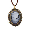 Beauty Woman Anaglyph Pocket Watch