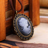 Beauty Woman Anaglyph Pocket Watch