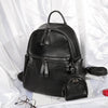 Women's Backpack Solid Color Brief Design Versatile Top Fashion All-match Bag