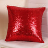 Solid Color 3 Cm Fixed Small Sequins Pillow Case
