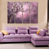 Special Design Frameless Paintings The plum blossom in dream Pattern 4PCS