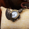 Bronze Cartoon Cute Tortoise Pocket Watch
