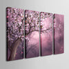 Special Design Frameless Paintings The plum blossom in dream Pattern 4PCS