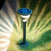 2PCS Warm White Stainless Steel Solar Lawn Light for Garden Landscape Lighting Pathway Stairway