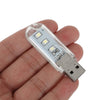 3 LED Mini Portable USB LED Night Light Powered Camping Lamp