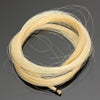 White Professional Violin Bow Hair Mongolian