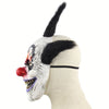 YEDUO Creepy Evil Scary Halloween Clown Mask Adult Ghost Festival Party