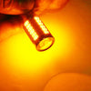 4PCS 1156 BAU15S PY21W 5730 LED 33SMD Daytime Running DRL Lights Amber Yellow Bulb