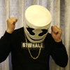 YEDUO Halloween Soft Latex DJ Marshmello Mask Cosplay Costume Accessory