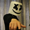 YEDUO Halloween Soft Latex DJ Marshmello Mask Cosplay Costume Accessory