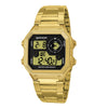 SANDA Steel Waterproof Multi-Functional LED Watch Square Fashion Electronic Watc