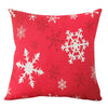 Christmas Linen Snowflake Pillowcase