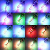 2Pcs T10 W5W LED Car Lights LED Bulbs RGB COB Remote Control 194 168 501
