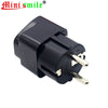 Minismile 2500W Copper EU Plug 2 Feet Standard Travel Power Adapter Charger