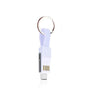 Cwxuan 3 in 1 Key Chain USB Magnetic Charging Line Sync Data Cable