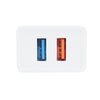 Minismile 5V 2.4A Universal Fast Charge Dual USB Port Home USB Power Travel Charger Wall Adapter