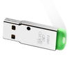 Mini Metal USB 2.0 Micro SD / TF Card Reader - Blue