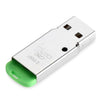 Mini Metal USB 2.0 Micro SD / TF Card Reader - Blue